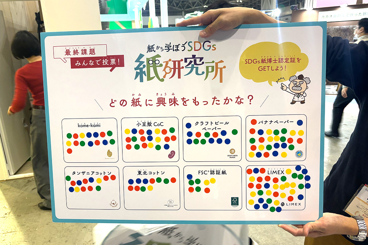 SDGs紙研究所の人気投票パネル