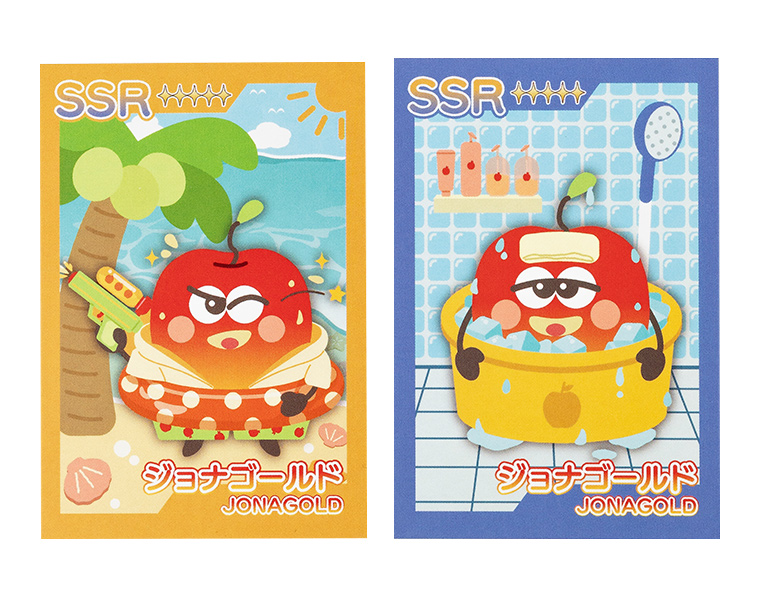夏をイメージしたキャラカード×お風呂や水場でも使えるトレーディングカード