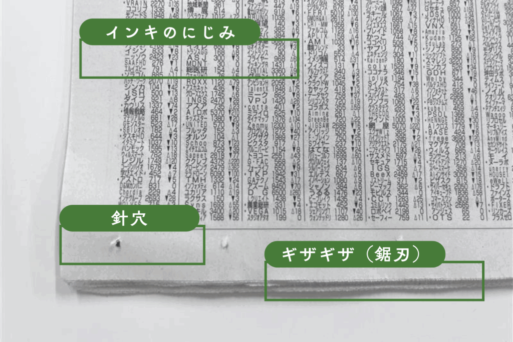 新聞紙の特徴