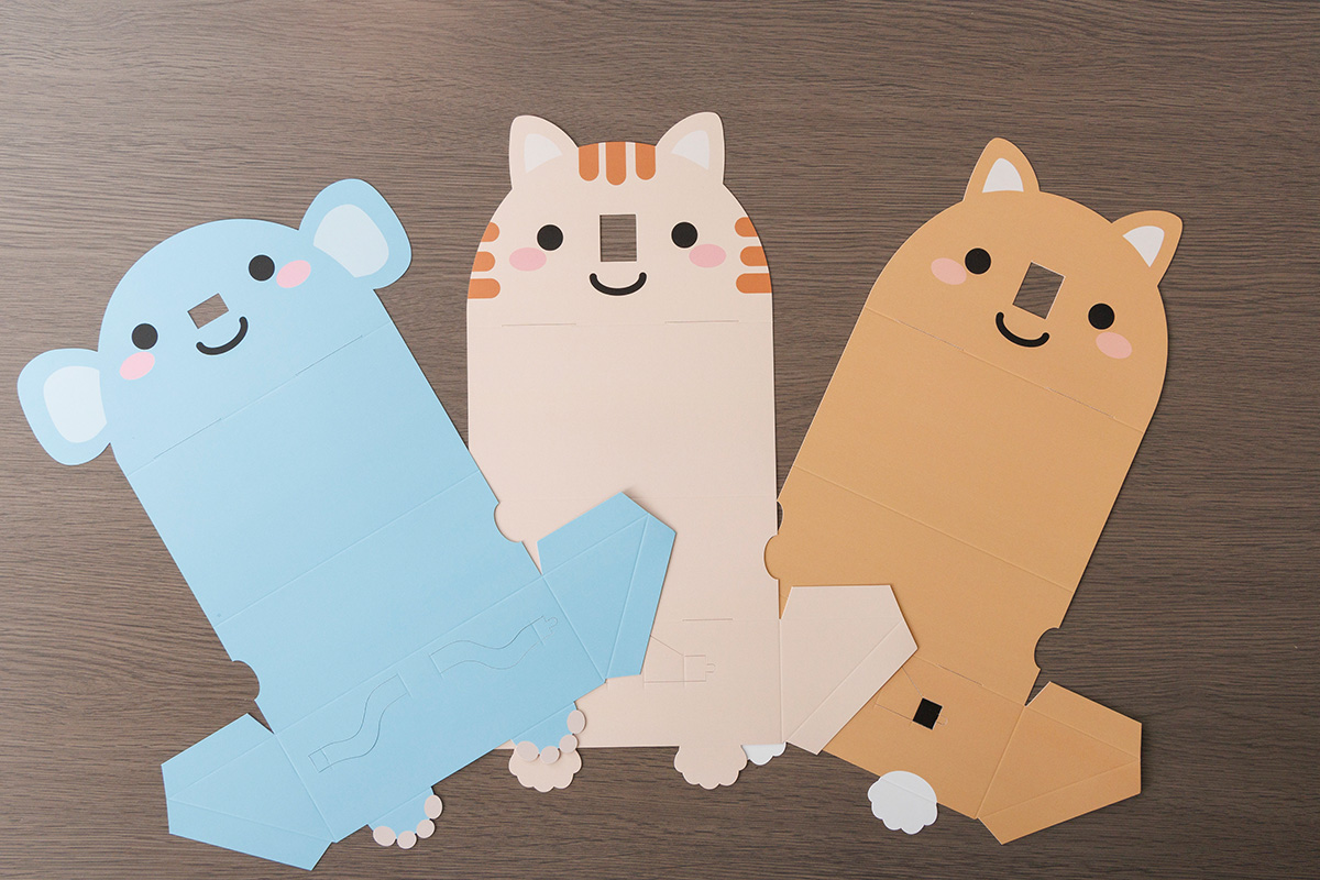 現時点ではゾウの他にも犬、猫が仲間入り。これからどんな仲間が入るか、楽しみです！