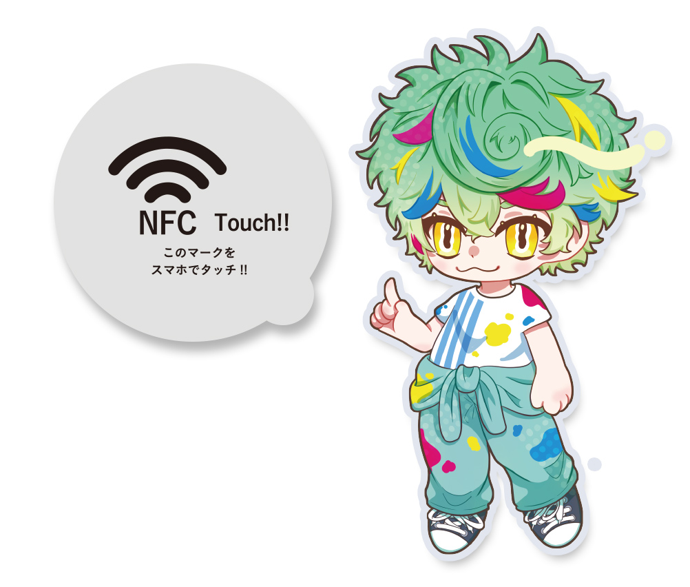 フォトブース×NFCで「推しのメッセージ」