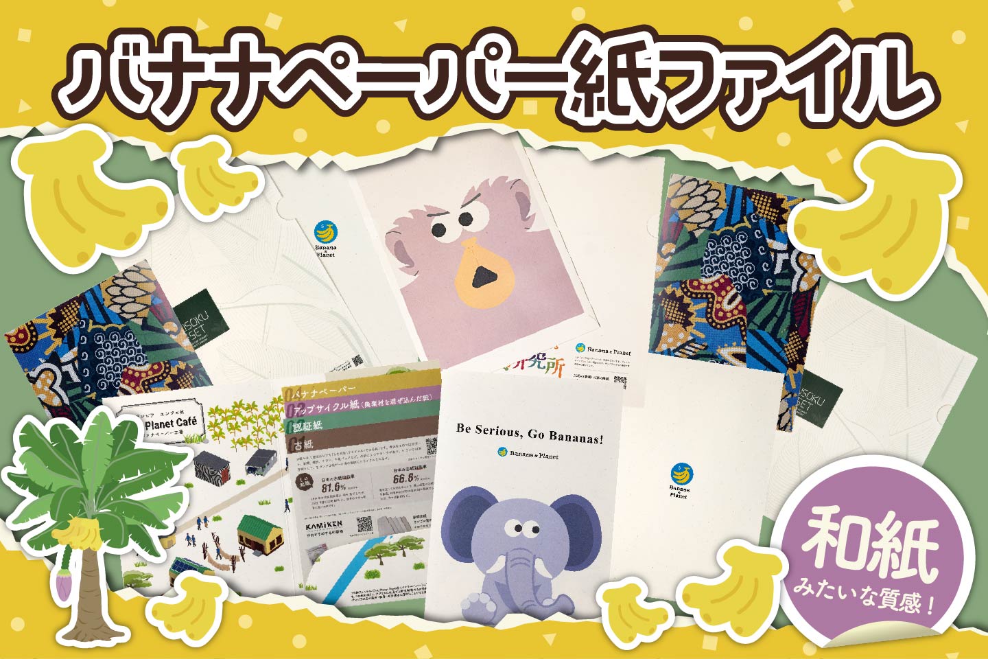 和紙みたいな質感！ バナナペーパーファイルの特徴
