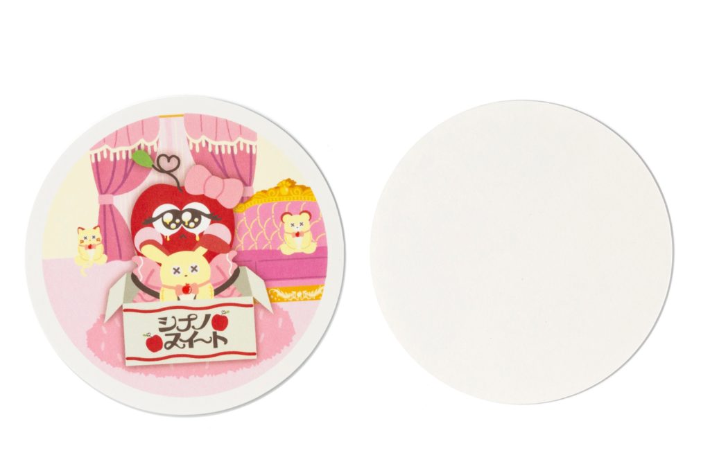 kome-kami 浮世絵ホワイト コースター