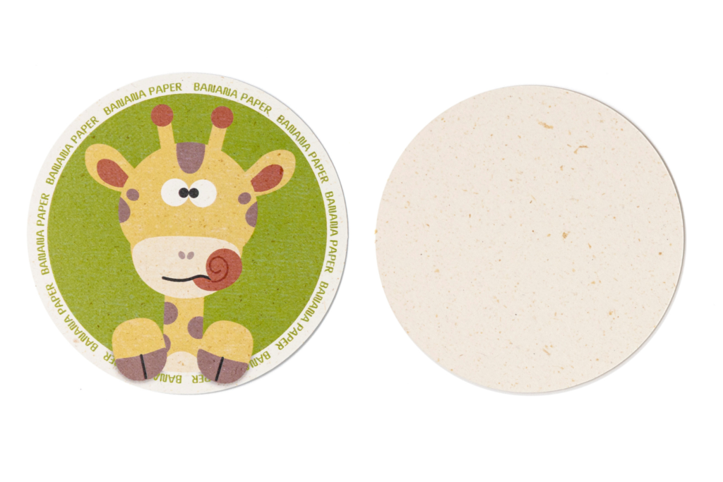 バナナペーパーコースター