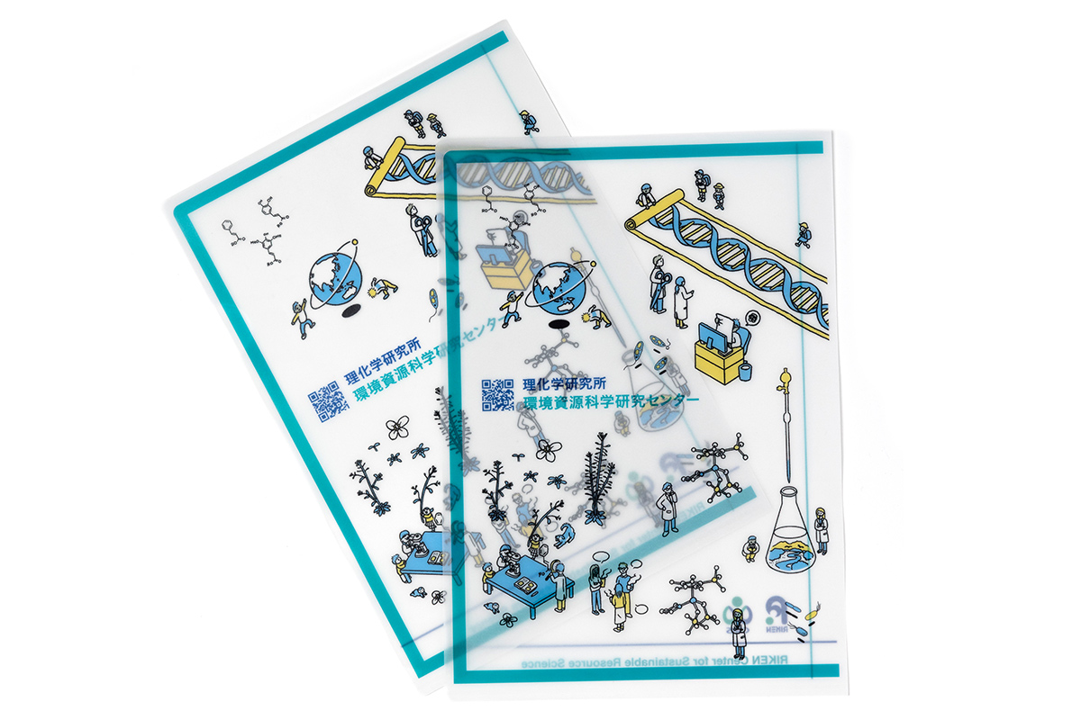 トレーシングペーパータイプの紙ファイル／理化学研究所　環境資源科学研究センター様