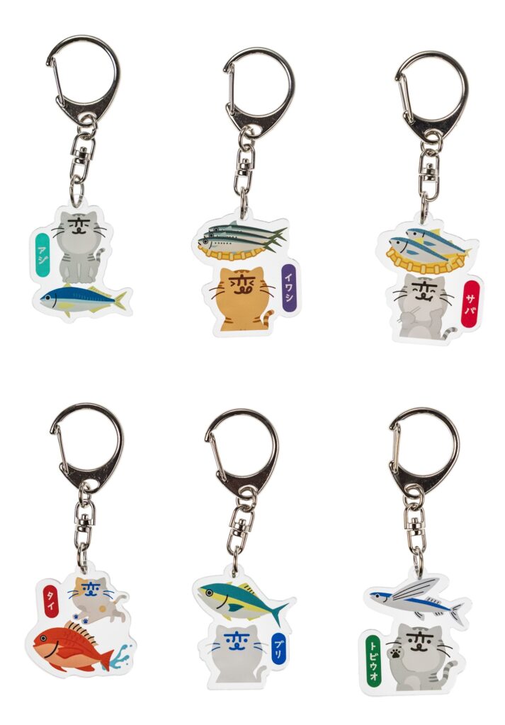 長崎県 魚愛用店めぐりデジタルスタンプラリー アクキー