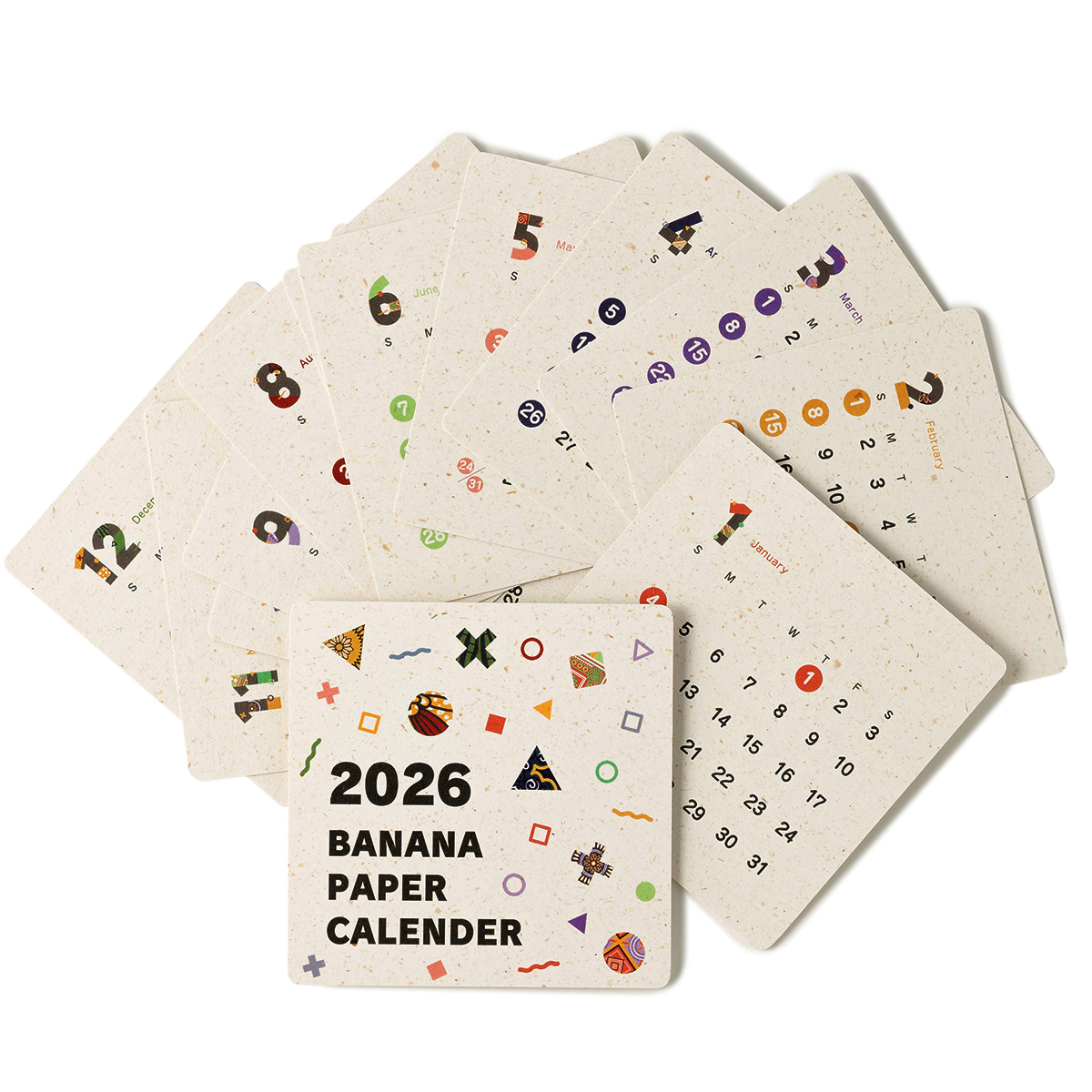 バナナペーパーコースター