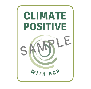 バナナペーパー　クライメートポジティブロゴ