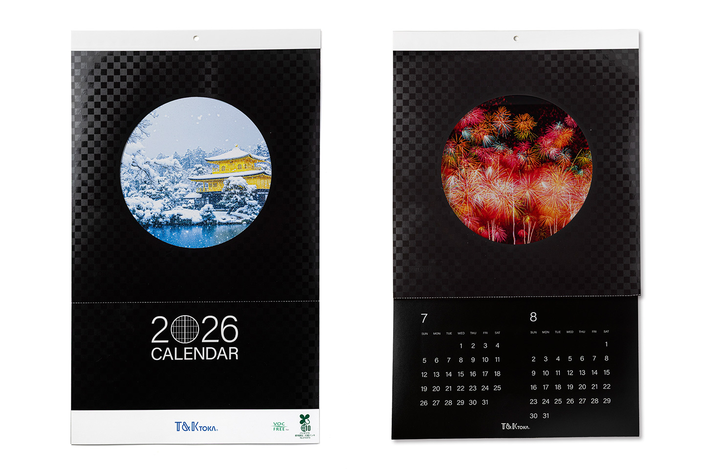 株式会社Ｔ&Ｋ TOKA様「額縁庭園風のカレンダー」のデザイン・印刷を担当しました【Sublima＋コンテスト2025-2026 銀賞受賞】