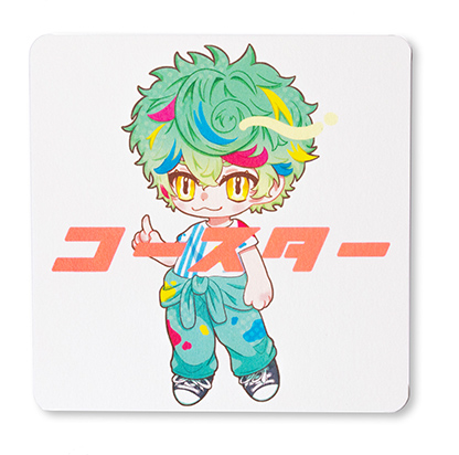 コーラルピンクの特色印刷