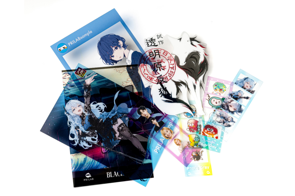 【推し活グッズに】透ける！クリアのノベルティ・グッズ7選｜入稿データ作成方法も解説